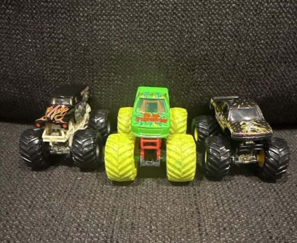 Monster Jam Monster Trucks Lot of 3 Die Cast Vehicles